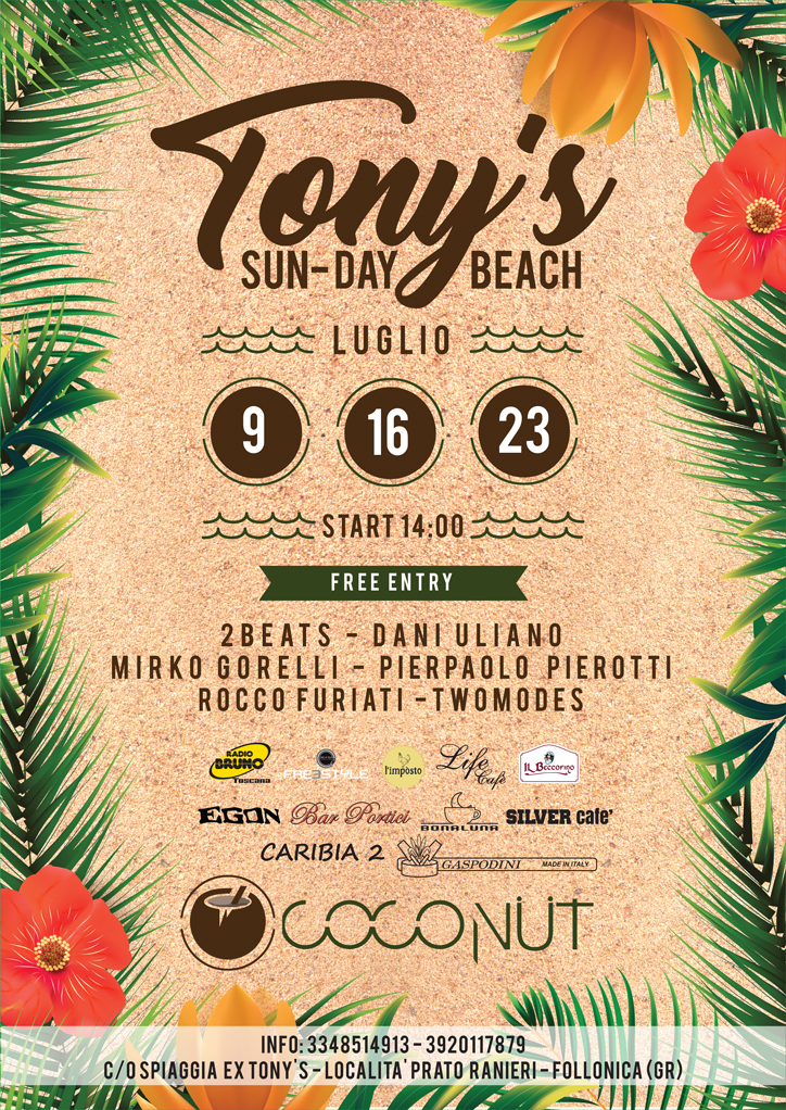 Tonys Sun Day Beach Radio Bruno