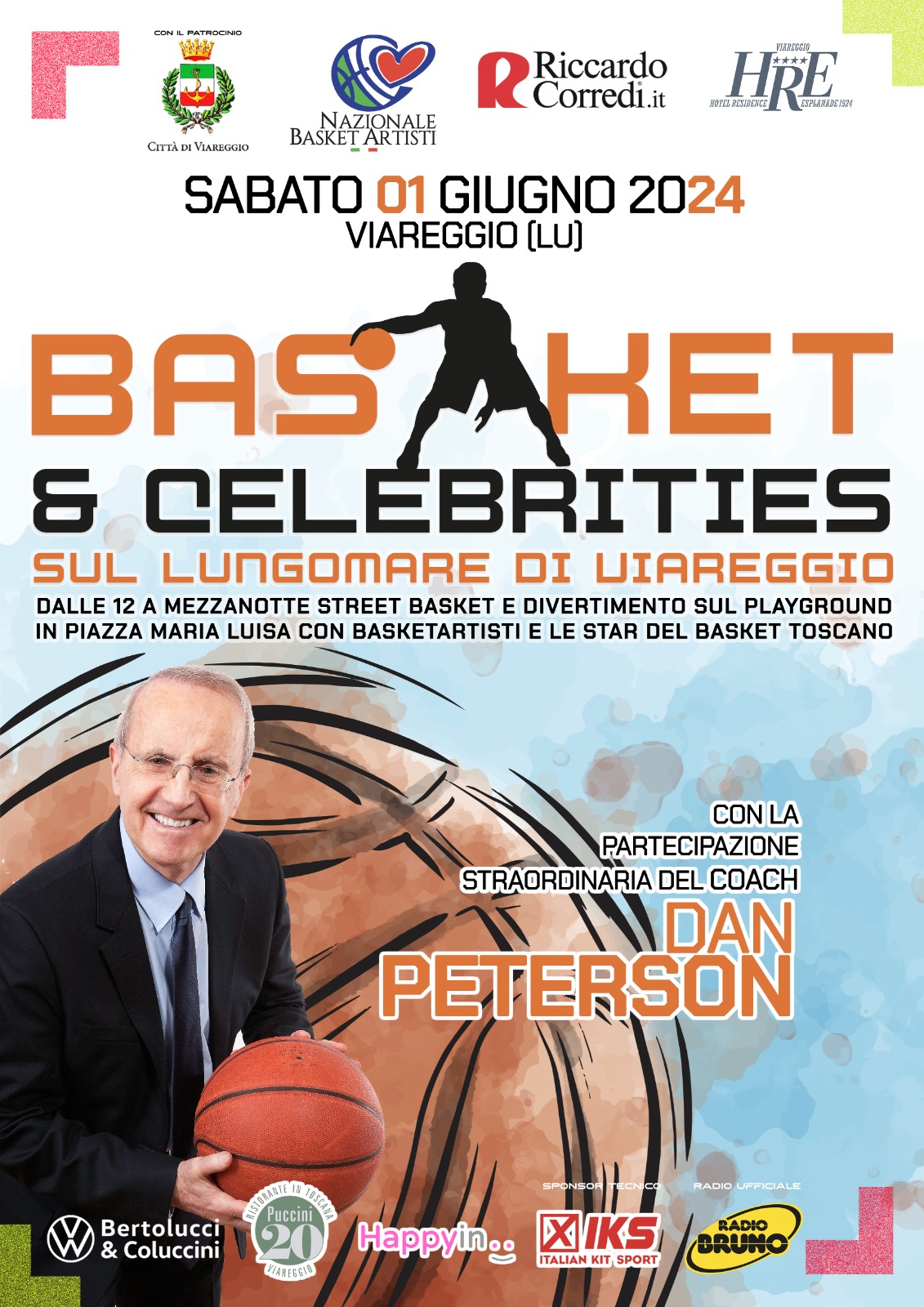 Basket e spettacolo a Viareggio