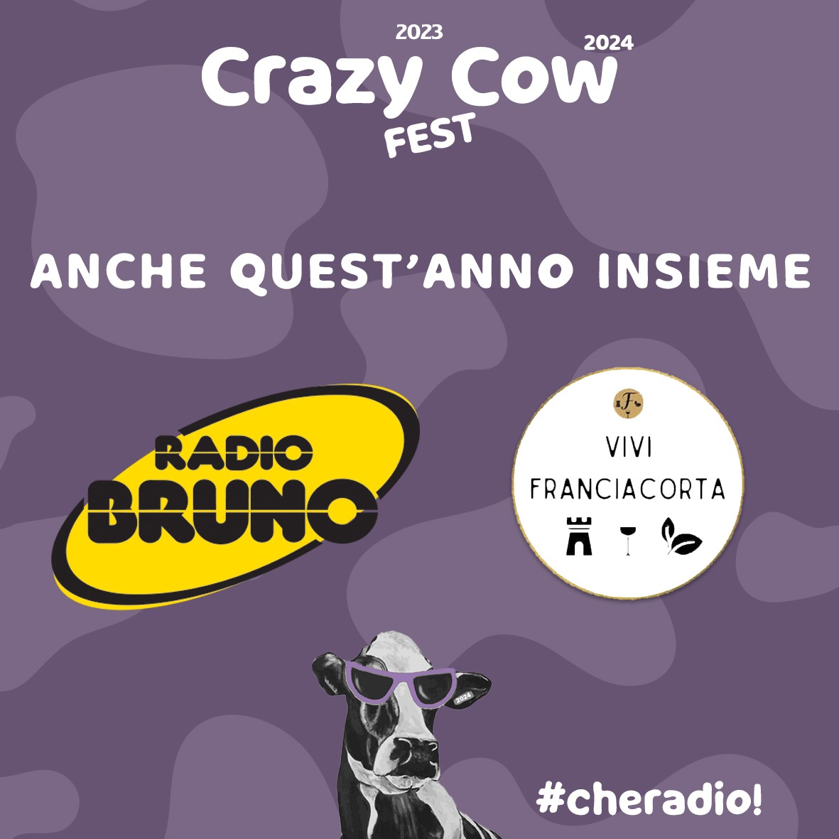 Dall'11 al 14 luglio torna la Crazy Cow Fest a Paderno Franciacorta: anche con Radio Bruno e Vivi Franciacorta!