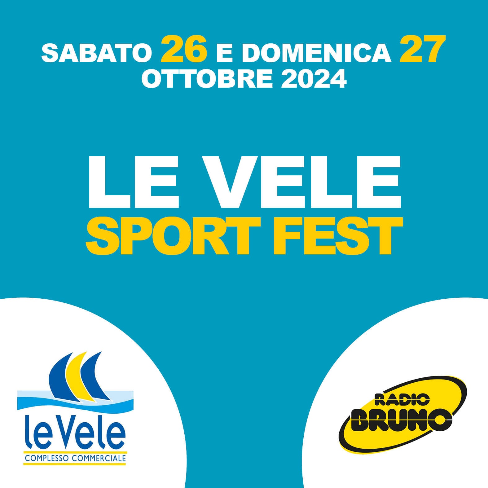 Le Vele Sport Fest, sabato 26 e domenica 27 ottobre!