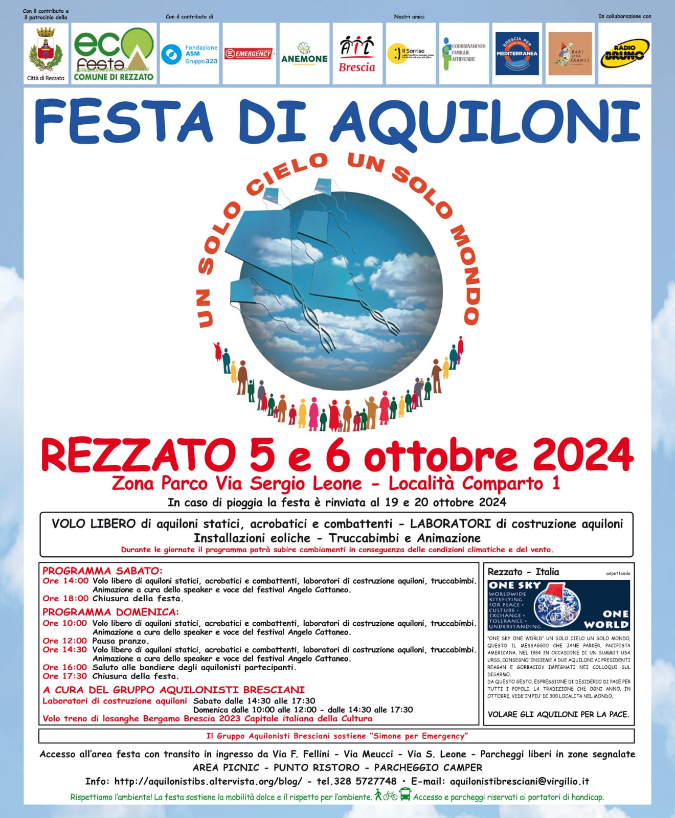 Festa di Aquiloni 2024 il 5 e 6 ottobre 2024