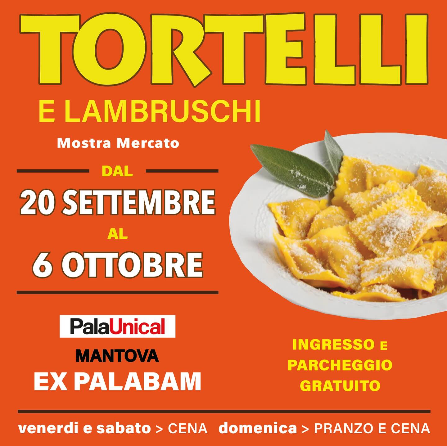 Tortelli e Lambruschi