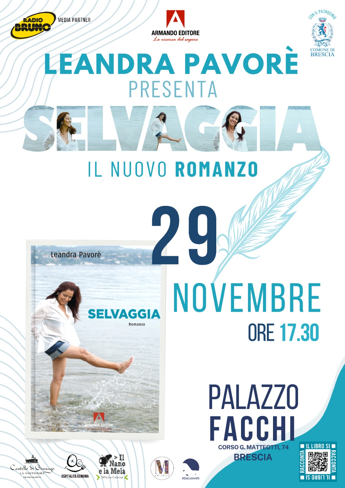 Leandra Pavorè presenta il suo nuovo libro “Selavggia”, a Brescia il 29 novembre